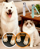 2-in-1 Dog Nail trimmers & Dog Nail Grinder with LED Lights,Cat Nail Clipper with guard,cat nail trimmer for Large Medium Small Dogs Cats Claw Trimmer Quick Sensor and Safety Guard